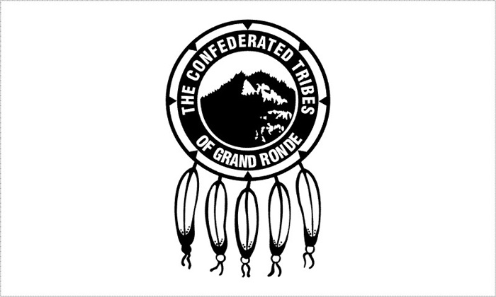 Flag of Tribes of Grand Ronde Reservation