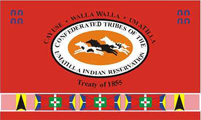 Flag of Tribes of Umatilla Reservation